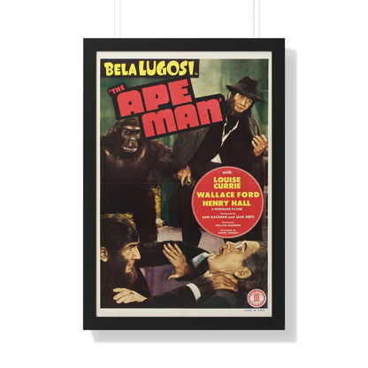 THE APE MAN 1943 - Framed Movie Poster-20" x 30"-The Sticker Space