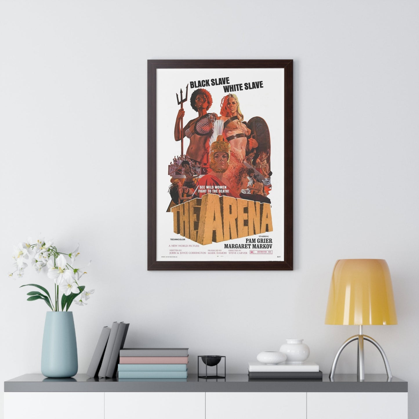 THE ARENA 1974 - Framed Movie Poster-The Sticker Space