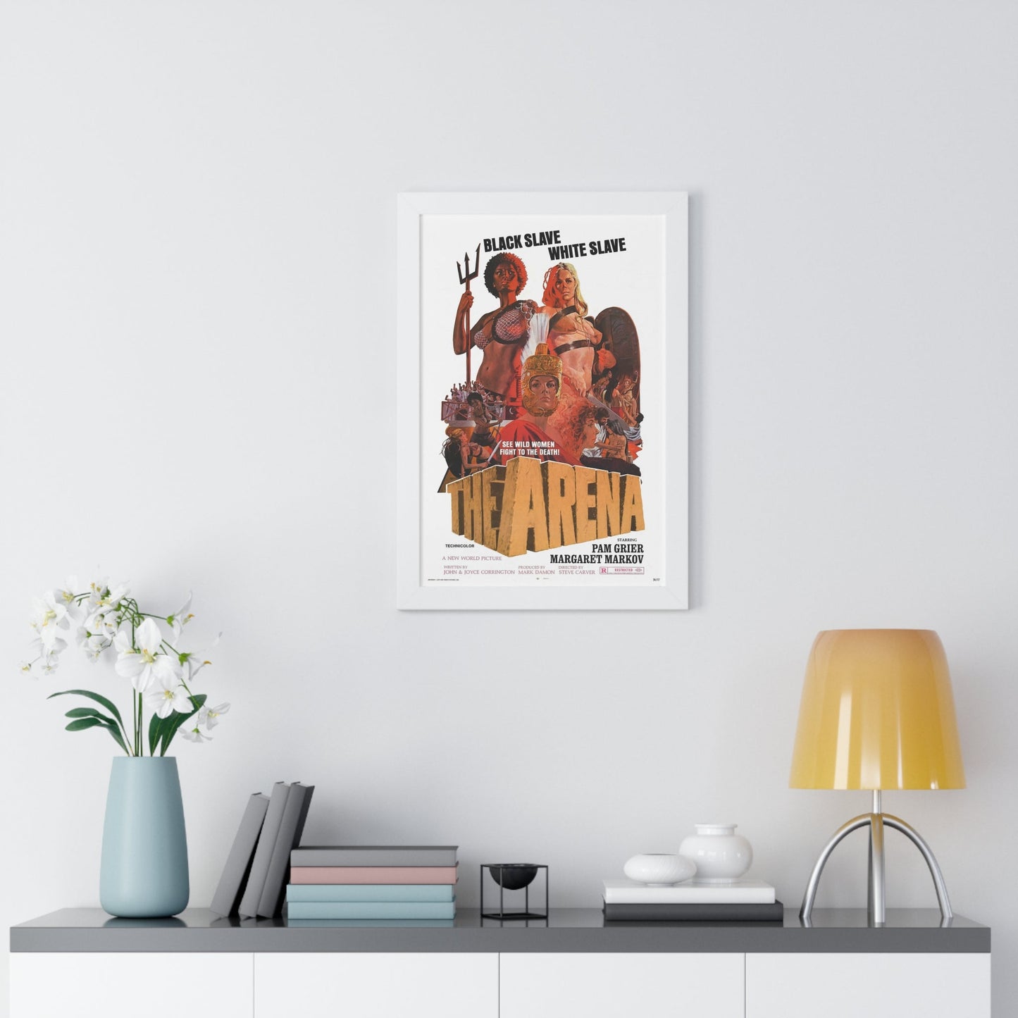 THE ARENA 1974 - Framed Movie Poster-The Sticker Space