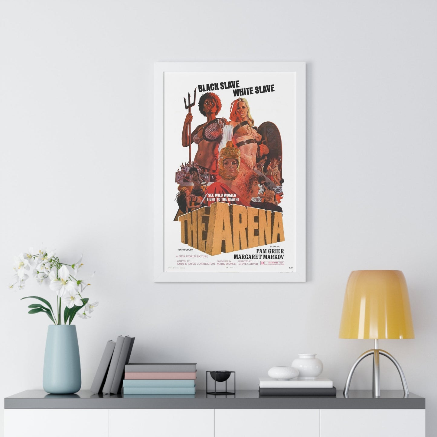 THE ARENA 1974 - Framed Movie Poster-The Sticker Space