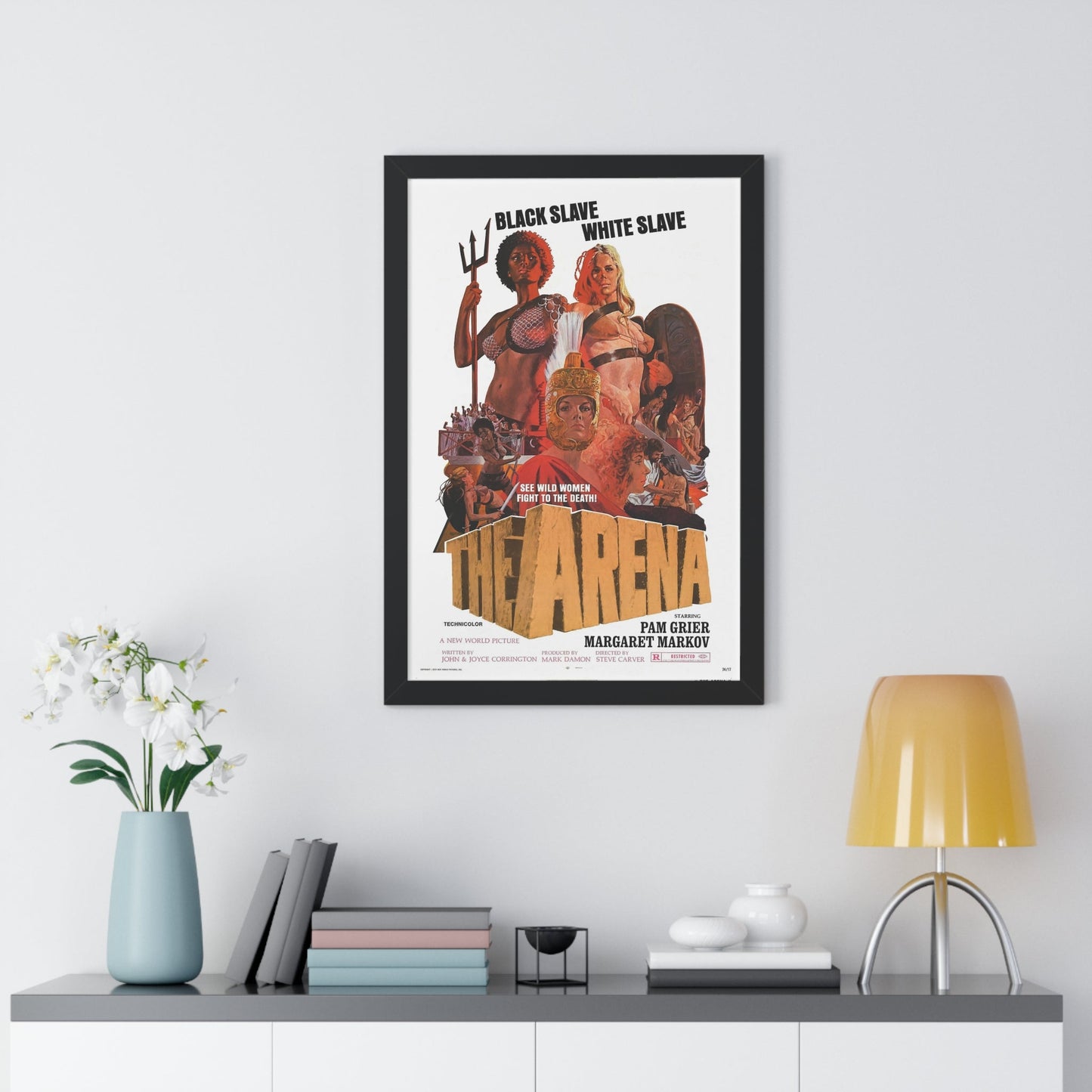 THE ARENA 1974 - Framed Movie Poster-The Sticker Space