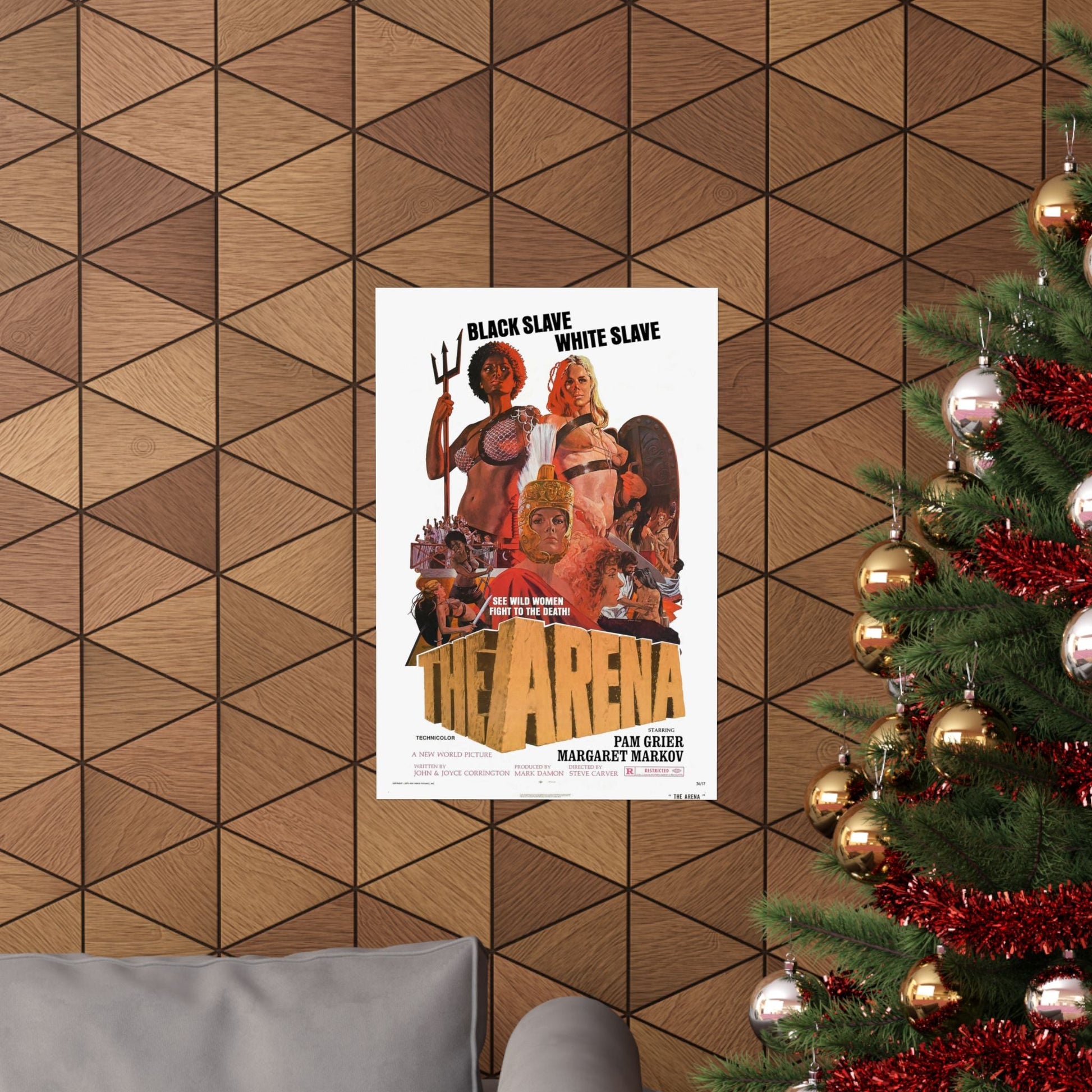 THE ARENA 1974 - Paper Movie Poster-The Sticker Space