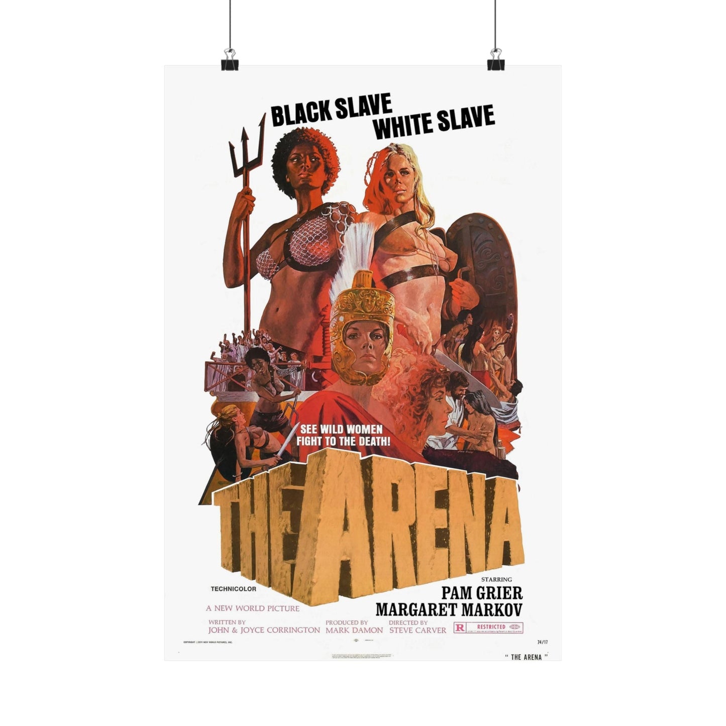 THE ARENA 1974 - Paper Movie Poster-16″ x 24″-The Sticker Space