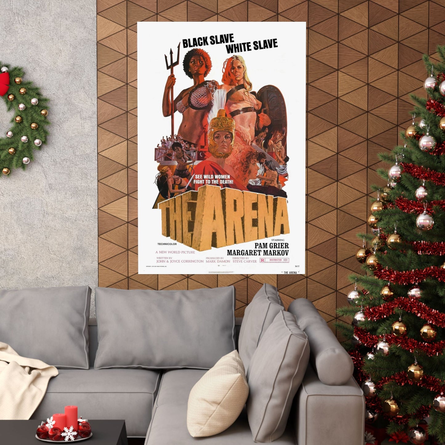 THE ARENA 1974 - Paper Movie Poster-The Sticker Space