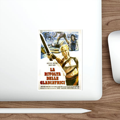 THE ARENA (ITALIAN) 1974 Movie Poster STICKER Vinyl Die-Cut Decal-The Sticker Space