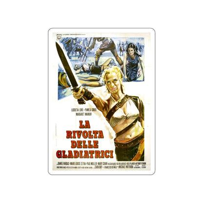 THE ARENA (ITALIAN) 1974 Movie Poster STICKER Vinyl Die-Cut Decal-White-The Sticker Space