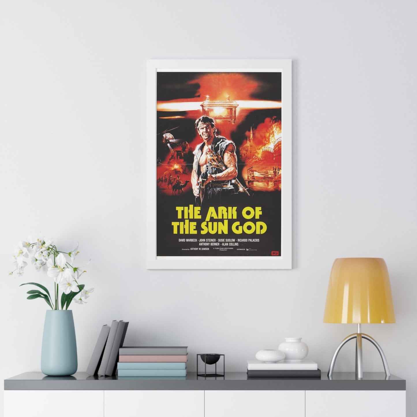 THE ARK OF THE SUN GOD 1984 - Framed Movie Poster-The Sticker Space