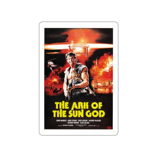 THE ARK OF THE SUN GOD 1984 Movie Poster STICKER Vinyl Die-Cut Decal-White-The Sticker Space