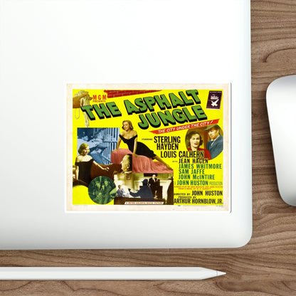 The Asphalt Jungle 1950 v2 Movie Poster STICKER Vinyl Die-Cut Decal-The Sticker Space