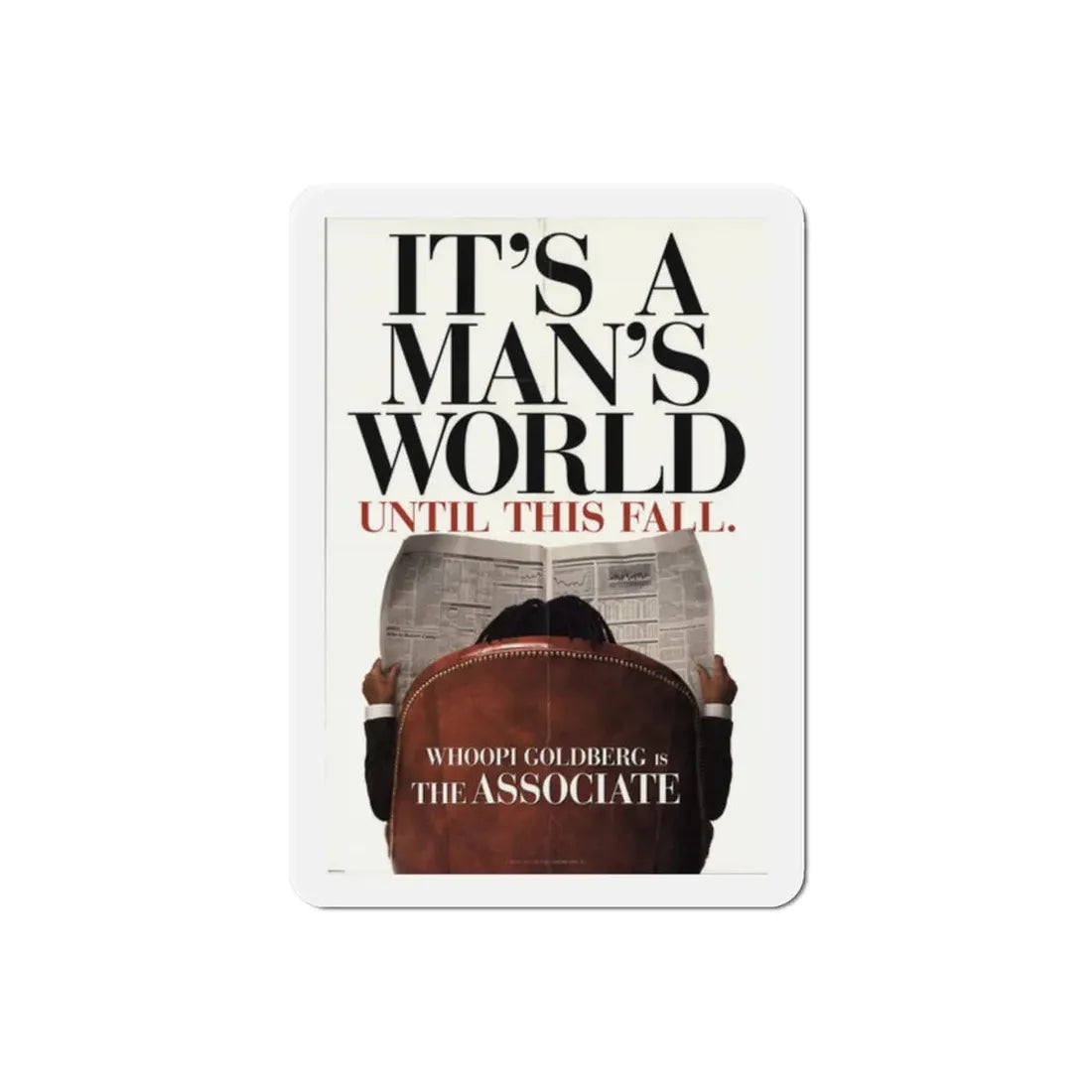 The Associate 1996 Movie Poster Refrigerator Magnet 2 Inch - The Sticker Space