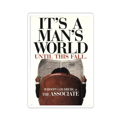 The Associate 1996 Movie Poster - STICKER Vinyl Kiss-Cut Decal 2 Inch White - The Sticker Space