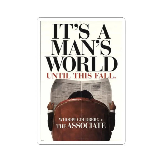 The Associate 1996 Movie Poster - STICKER Vinyl Kiss-Cut Decal 2 Inch White - The Sticker Space
