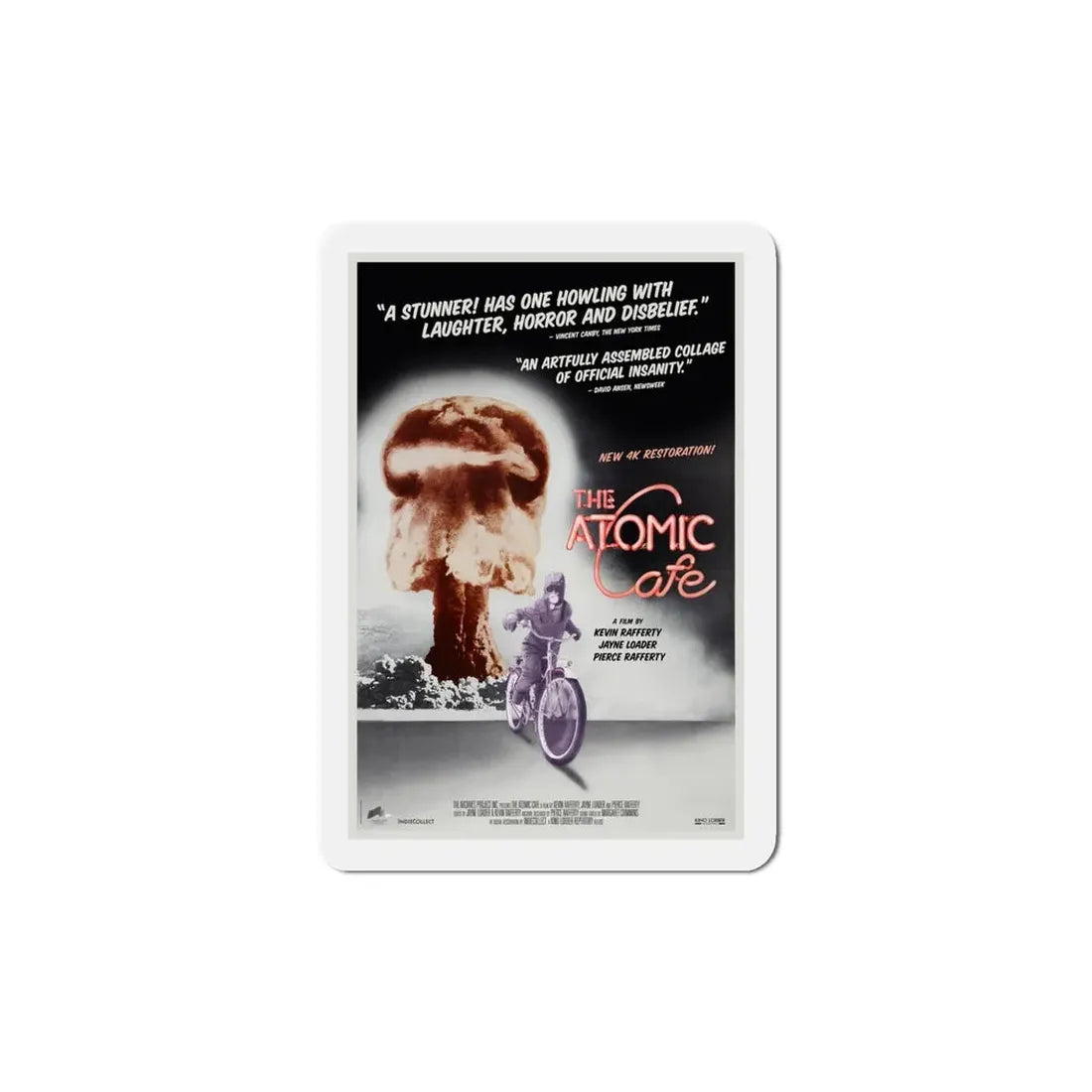 The Atomic Cafe 1982 Movie Poster Refrigerator Magnet 5 Inch - The Sticker Space