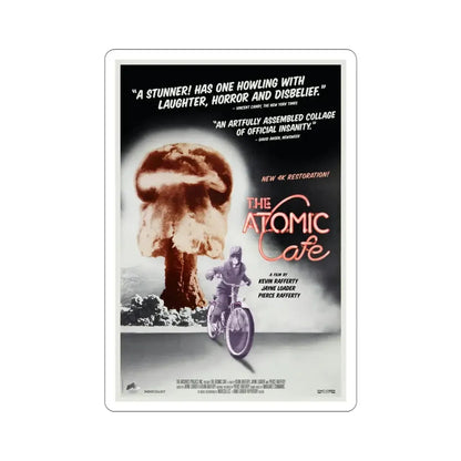 The Atomic Cafe 1982 Movie Poster STICKER Vinyl Die-Cut Decal 4 Inch - The Sticker Space