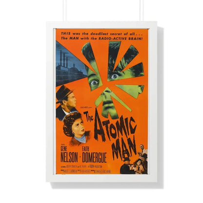 THE ATOMIC MAN 1955 - Framed Movie Poster 20" x 30" White - The Sticker Space