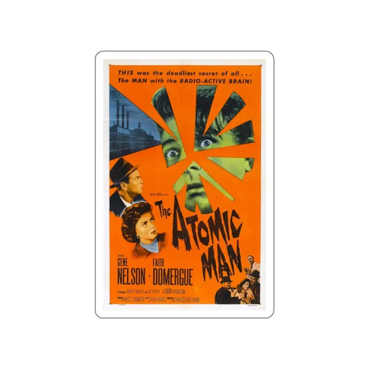 THE ATOMIC MAN 1955 Movie Poster STICKER Vinyl Die-Cut Decal 2 Inch - The Sticker Space
