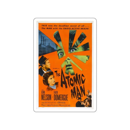 THE ATOMIC MAN 1955 Movie Poster STICKER Vinyl Die-Cut Decal 6 Inch - The Sticker Space