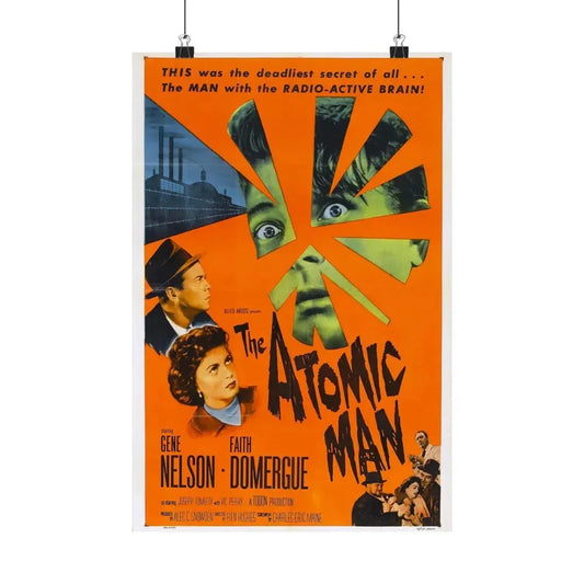 THE ATOMIC MAN 1955 - Paper Movie Poster 12″ x 18″ Matte - The Sticker Space