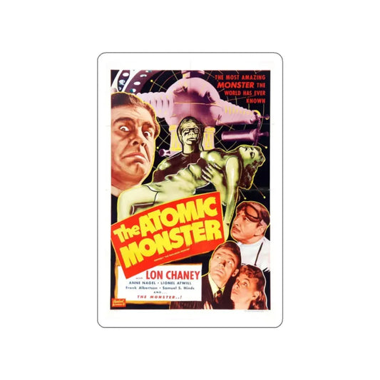 THE ATOMIC MONSTER 1941 Movie Poster STICKER Vinyl Die-Cut Decal 2 Inch - The Sticker Space