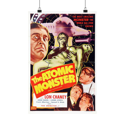 THE ATOMIC MONSTER 1941 - Paper Movie Poster-12″ x 18″-The Sticker Space