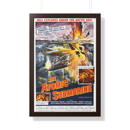 THE ATOMIC SUBMARINE 1959 - Framed Movie Poster-20" x 30"-The Sticker Space