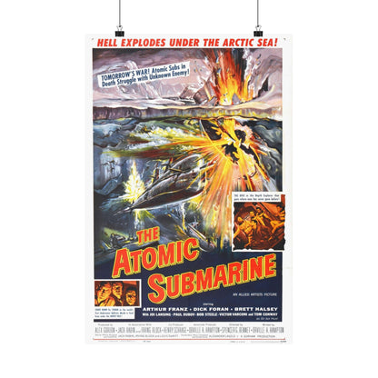 THE ATOMIC SUBMARINE 1959 - Paper Movie Poster-16″ x 24″-The Sticker Space