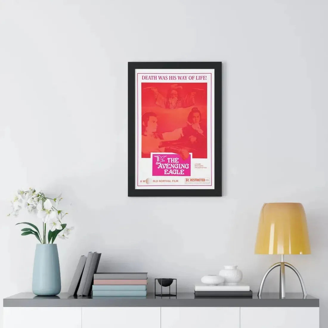 THE AVENGING EAGLE 1978 - Framed Movie Poster - The Sticker Space