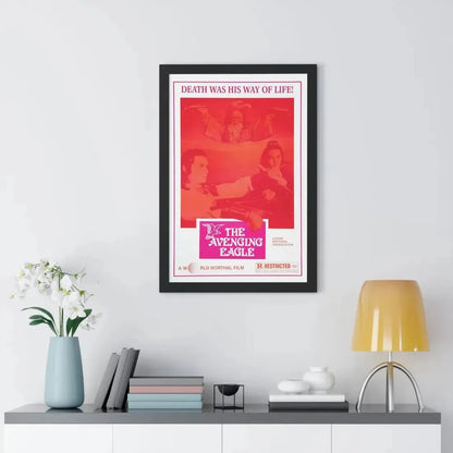 THE AVENGING EAGLE 1978 - Framed Movie Poster - The Sticker Space