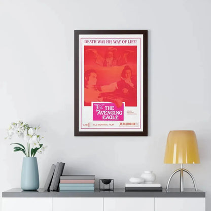 THE AVENGING EAGLE 1978 - Framed Movie Poster - The Sticker Space