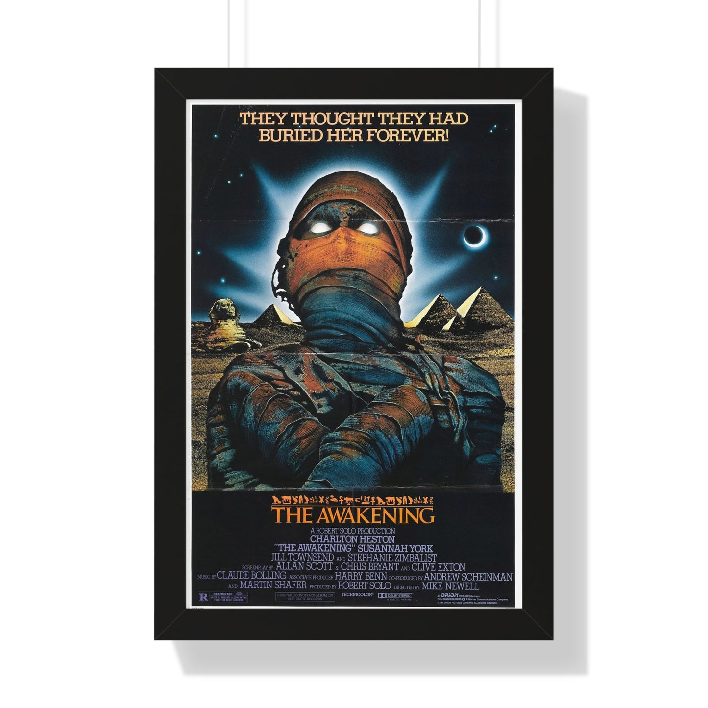 THE AWAKENING 1980 - Framed Movie Poster-16″ x 24″-The Sticker Space