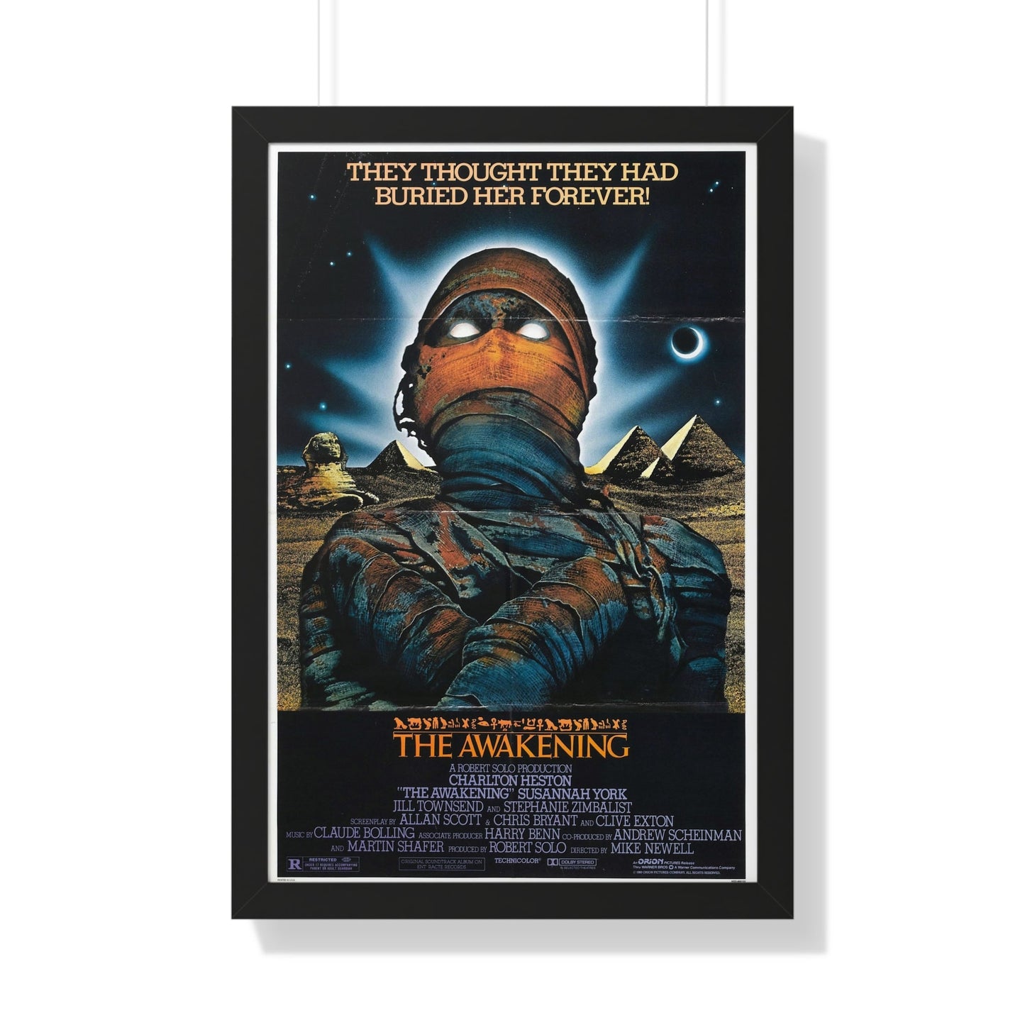 THE AWAKENING 1980 - Framed Movie Poster-20" x 30"-The Sticker Space