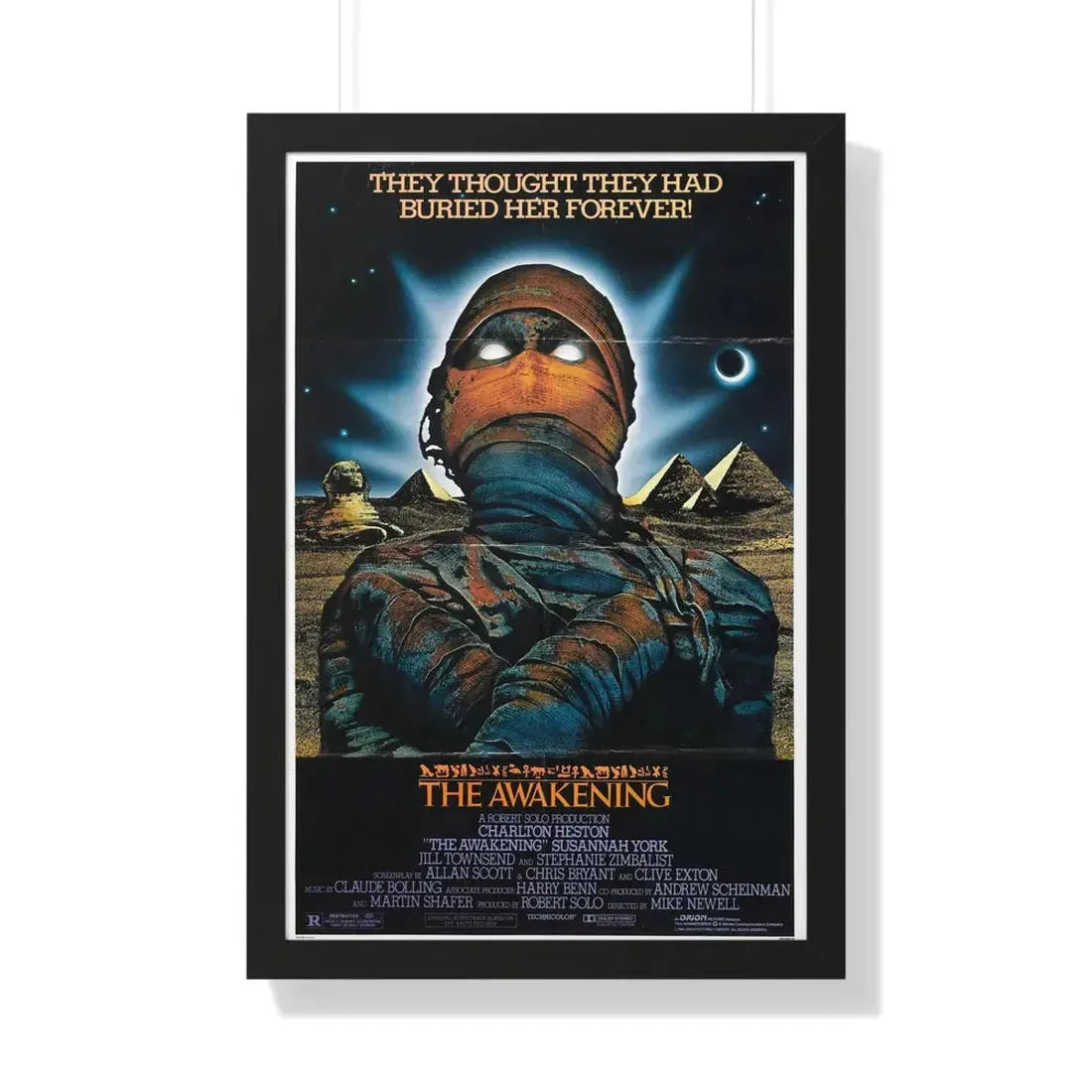THE AWAKENING 1980 - Framed Movie Poster 20" x 30" Black - The Sticker Space