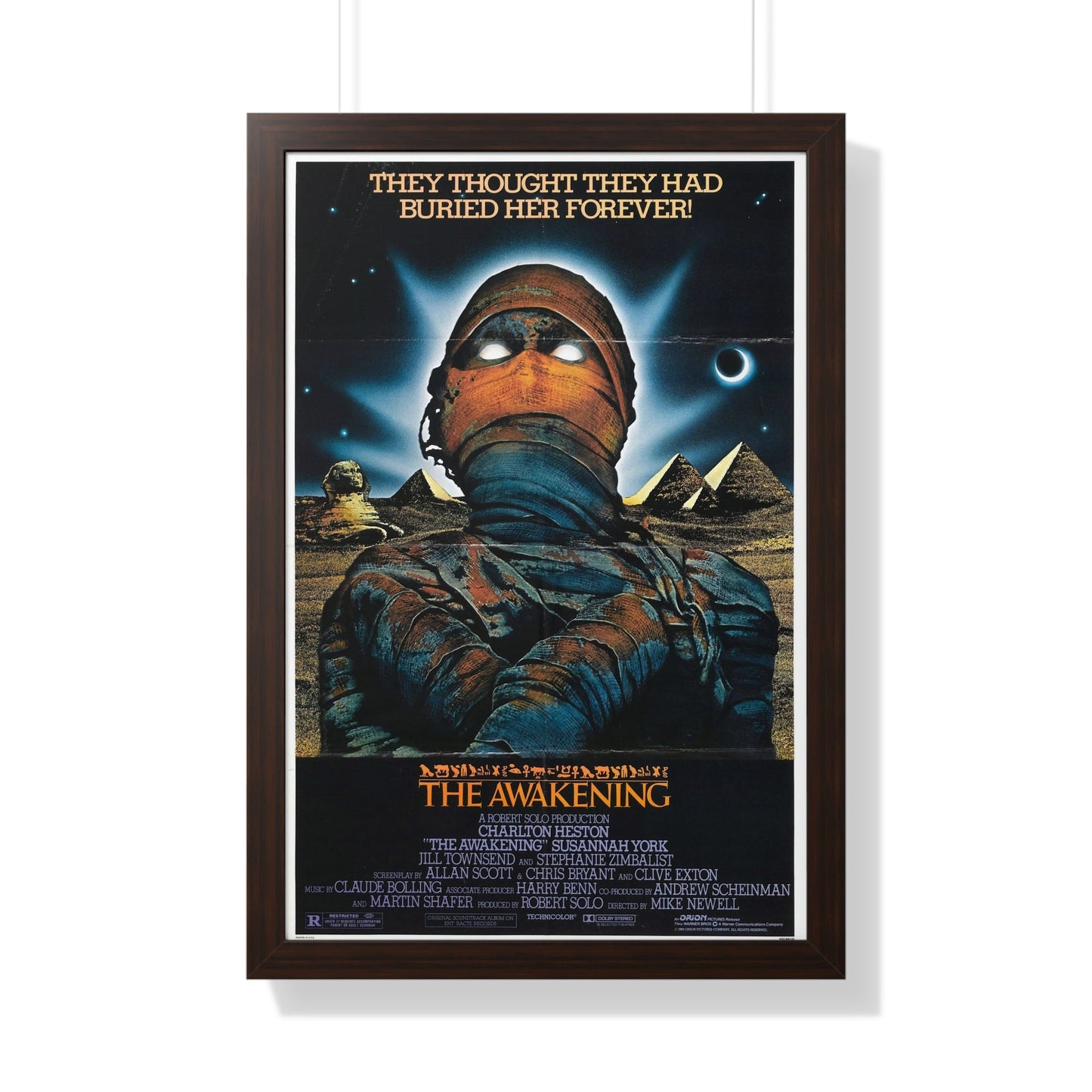 THE AWAKENING 1980 - Framed Movie Poster-20" x 30"-The Sticker Space