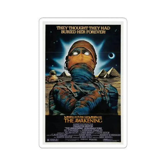 The Awakening 1980 Movie Poster - STICKER Vinyl Kiss-Cut Decal 2 Inch White - The Sticker Space