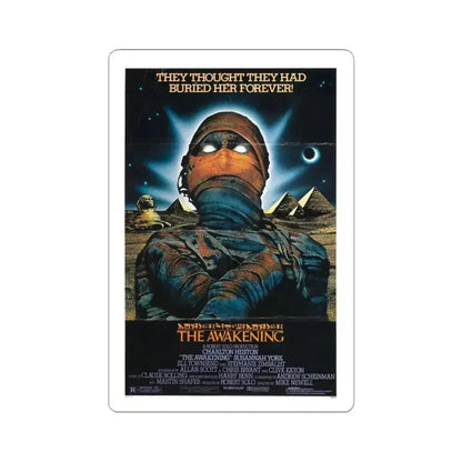 THE AWAKENING 1980 Movie Poster - STICKER Vinyl Kiss-Cut Decal 3 Inch White - The Sticker Space