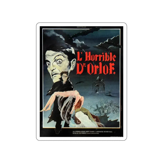 THE AWFUL DR. ORLOF (2) 1962 Movie Poster STICKER Vinyl Die-Cut Decal 2 Inch - The Sticker Space