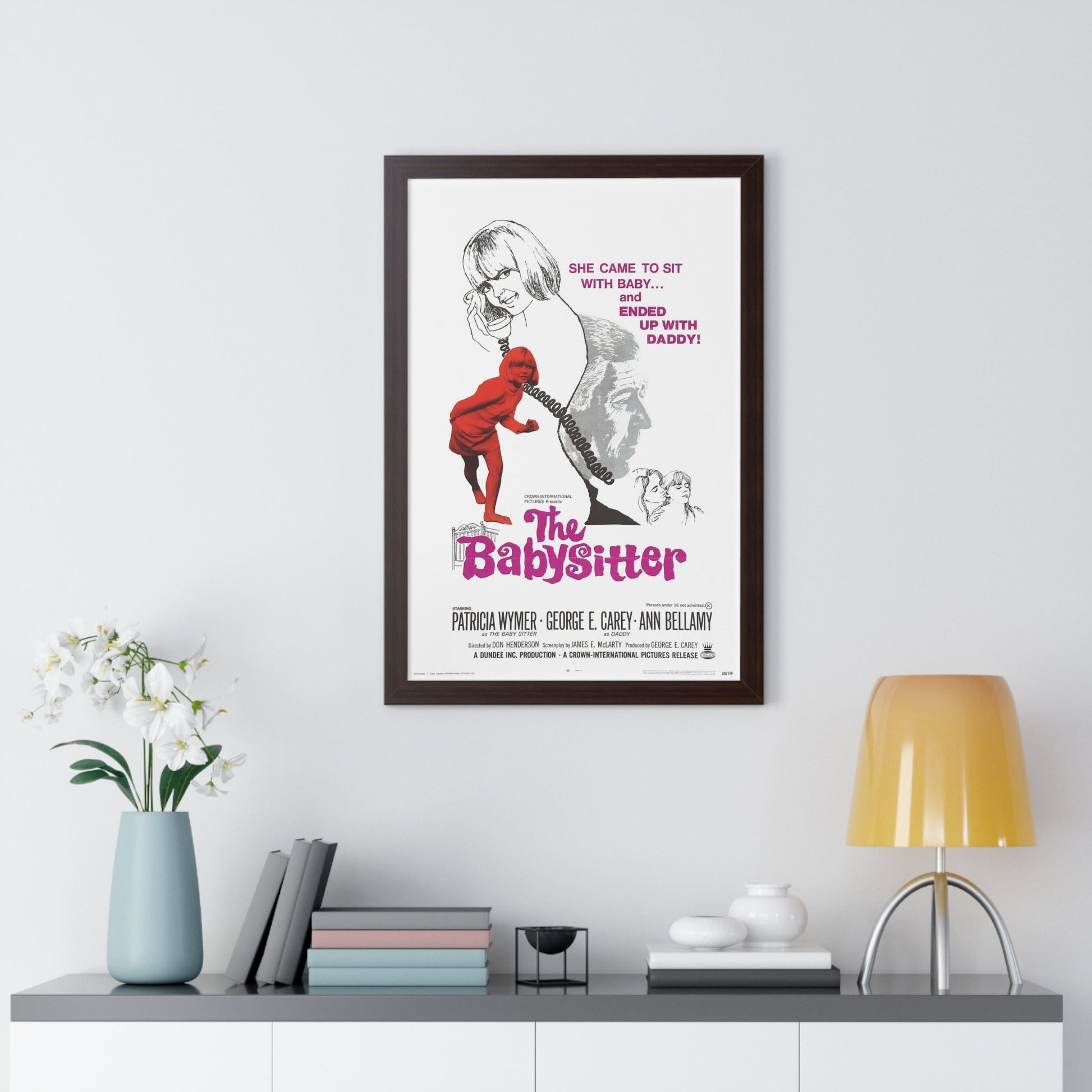 THE BABYSITTER 1969 - Framed Movie Poster-The Sticker Space