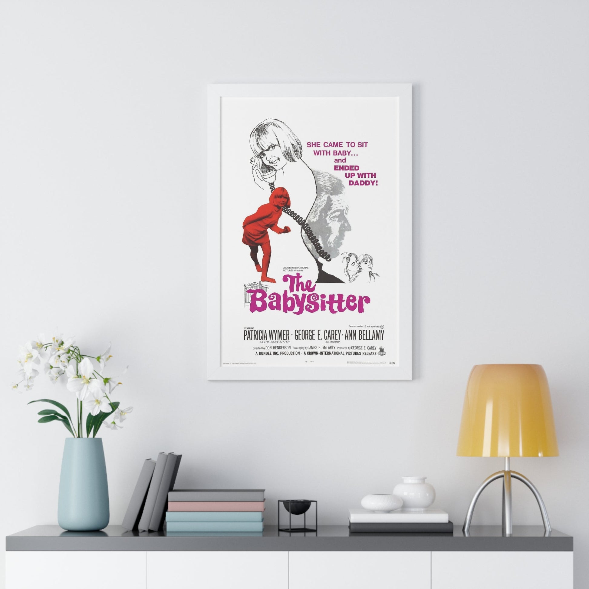 THE BABYSITTER 1969 - Framed Movie Poster-The Sticker Space