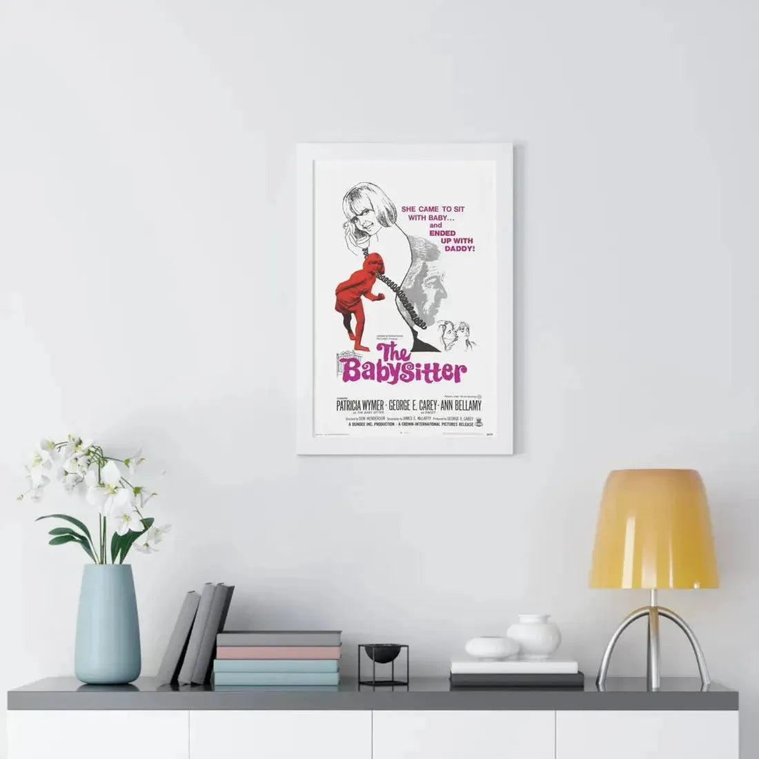 THE BABYSITTER 1969 - Framed Movie Poster - The Sticker Space