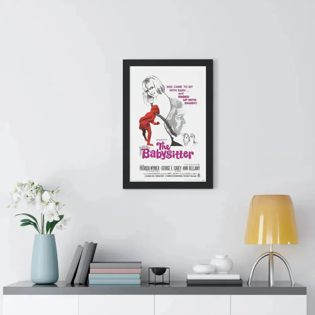 THE BABYSITTER 1969 - Framed Movie Poster - The Sticker Space