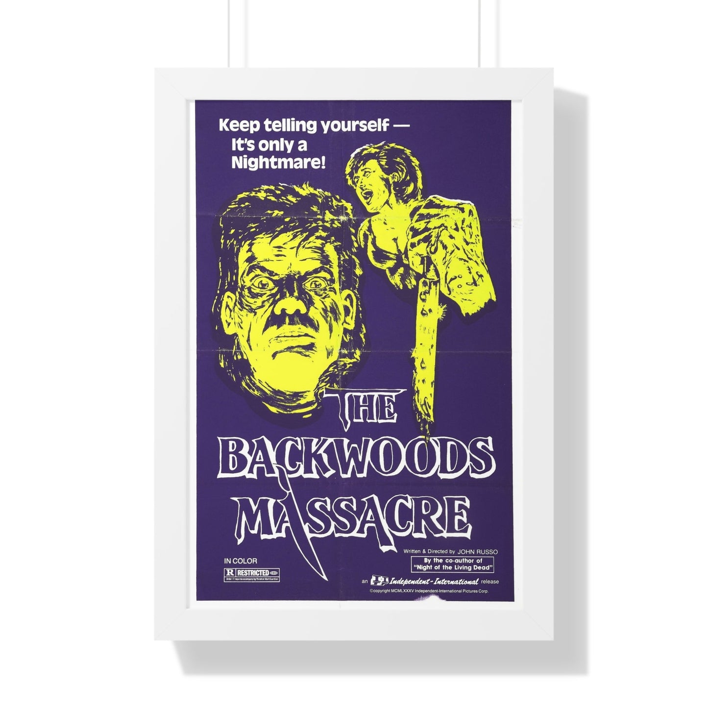 THE BACKWOODS MASSACRE (MIDNIGHT) 1982 - Framed Movie Poster-16″ x 24″-The Sticker Space