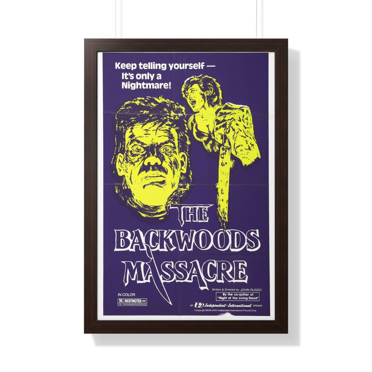 THE BACKWOODS MASSACRE (MIDNIGHT) 1982 - Framed Movie Poster-20" x 30"-The Sticker Space