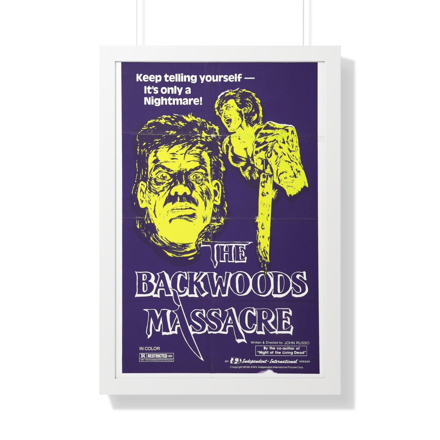 THE BACKWOODS MASSACRE (MIDNIGHT) 1982 - Framed Movie Poster-20" x 30"-The Sticker Space