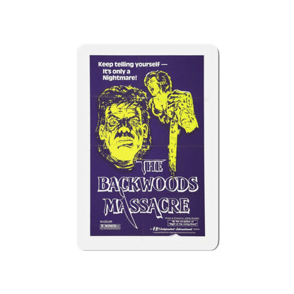 THE BACKWOODS MASSACRE (MIDNIGHT) 1982 Movie Poster - Refrigerator Magnet-3" x 3"-The Sticker Space