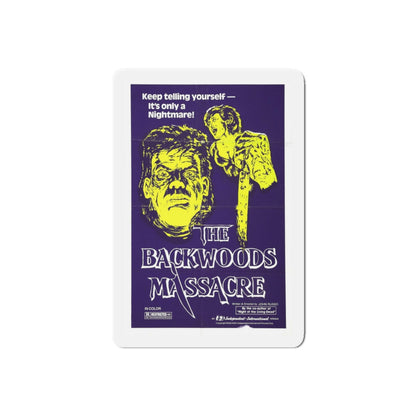 THE BACKWOODS MASSACRE (MIDNIGHT) 1982 Movie Poster - Refrigerator Magnet-6" × 6"-The Sticker Space