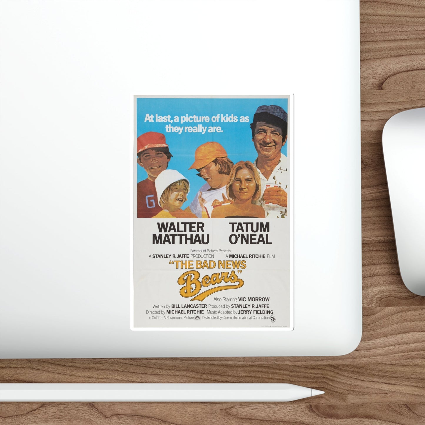 The Bad News Bears 1976 2 Movie Poster STICKER Vinyl Die-Cut Decal-The Sticker Space