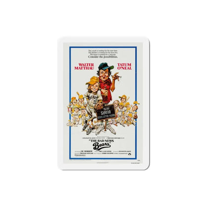 The Bad News Bears 1976 Movie Poster Refrigerator Magnet 2 Inch - The Sticker Space