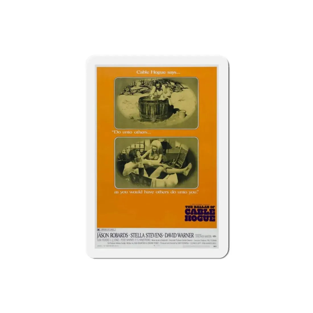 The Ballad of Cable Hogue 1970 Movie Poster Refrigerator Magnet 2 Inch - The Sticker Space