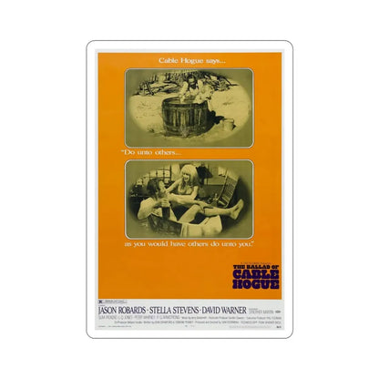 The Ballad of Cable Hogue 1970 Movie Poster STICKER Vinyl Die-Cut Decal 3 Inch - The Sticker Space