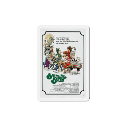 The Baltimore Bullet 1980 Movie Poster Refrigerator Magnet 4 Inch - The Sticker Space